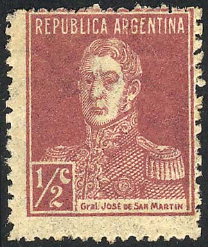 Lot 222 - Argentina general issues -  Guillermo Jalil - Philatino Auction # 2525 ARGENTINA: 