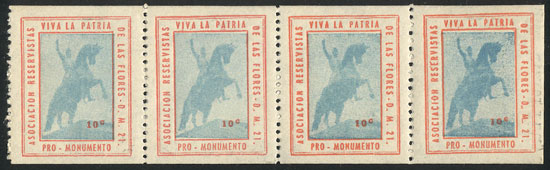 Lot 677 - Argentina cinderellas - Guillermo Jalil - Philatino Auction # 2525 ARGENTINA: Lot 677 - Argentina cinderellas - Guillermo Jalil - Philatino Auction # 2525 ARGENTINA: