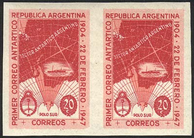 Lot 351 - Argentina general issues -  Guillermo Jalil - Philatino Auction # 2525 ARGENTINA: 