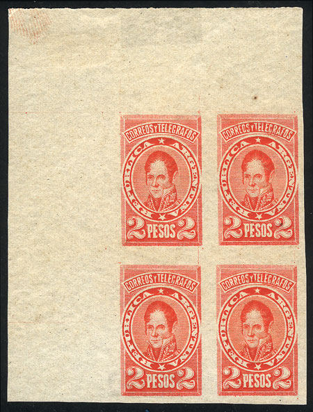 Lot 129 - Argentina general issues - Guillermo Jalil - Philatino Auction # 2525 ARGENTINA: Lot 129 - Argentina general issues - Guillermo Jalil - Philatino Auction # 2525 ARGENTINA: