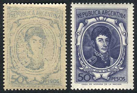 Lot 437 - Argentina general issues -  Guillermo Jalil - Philatino Auction # 2525 ARGENTINA: 