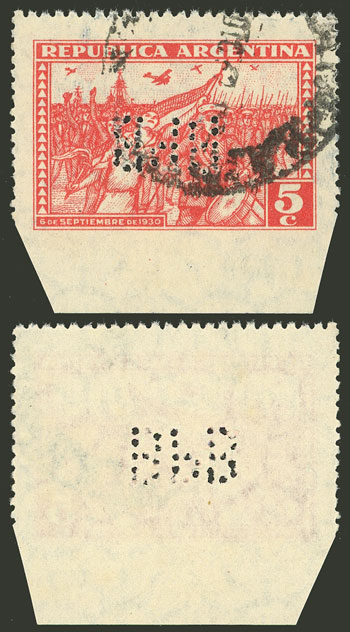 Lot 67 - Argentina general issues -  Guillermo Jalil - Philatino Auction # 2526 ARGENTINA: Special July auction