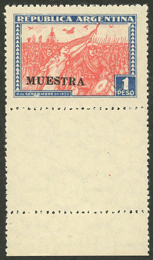 Lot 64 - Argentina general issues -  Guillermo Jalil - Philatino Auction # 2526 ARGENTINA: Special July auction