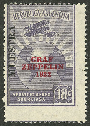Lot 170 - Argentina airmail - Guillermo Jalil - Philatino Auction # 2526 ARGENTINA: Special July auction Lot 170 - Argentina airmail - Guillermo Jalil - Philatino Auction # 2526 ARGENTINA: Special July auction