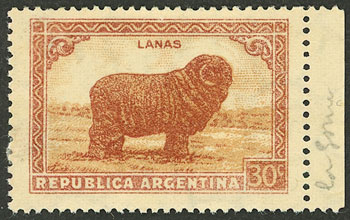 Lot 84 - Argentina general issues -  Guillermo Jalil - Philatino Auction # 2526 ARGENTINA: Special July auction