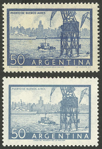 Lot 575 - Argentina general issues -  Guillermo Jalil - Philatino Auction # 2527 ARGENTINA: General auction with material of all periods, including rarities