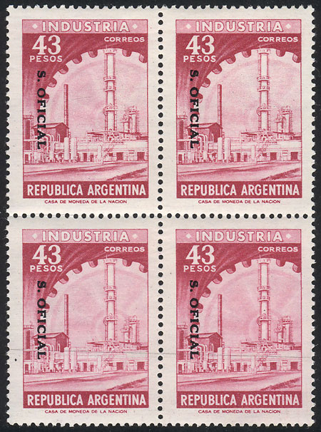 Lot 924 - Argentina official stamps - Guillermo Jalil - Philatino Auction # 2527 ARGENTINA: General auction with material of all periods, including rarities Lot 924 - Argentina official stamps - Guillermo Jalil - Philatino Auction # 2527 ARGENTINA: General auction with material of all periods, including rarities