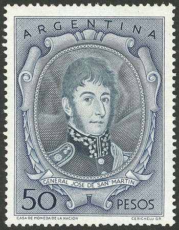 Lot 585 - Argentina general issues -  Guillermo Jalil - Philatino Auction # 2527 ARGENTINA: General auction with material of all periods, including rarities