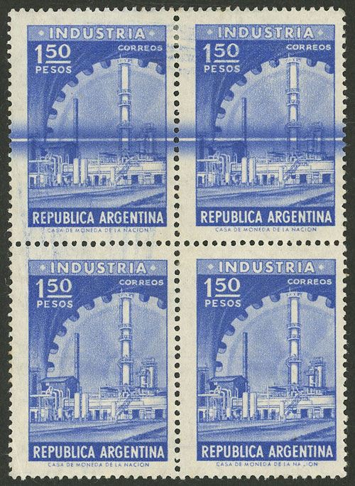 Lot 579 - Argentina general issues -  Guillermo Jalil - Philatino Auction # 2527 ARGENTINA: General auction with material of all periods, including rarities