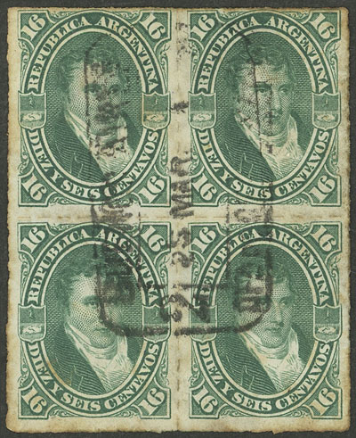 Lot 175 - Argentina general issues - Guillermo Jalil - Philatino Auction # 2527 ARGENTINA: General auction with material of all periods, including rarities Lot 175 - Argentina general issues - Guillermo Jalil - Philatino Auction # 2527 ARGENTINA: General auction with material of all periods, including rarities