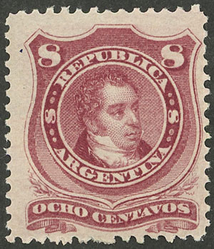 Lot 180 - Argentina general issues -  Guillermo Jalil - Philatino Auction # 2527 ARGENTINA: General auction with material of all periods, including rarities