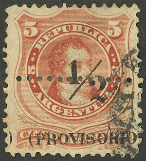 Lot 182 - Argentina general issues -  Guillermo Jalil - Philatino Auction # 2527 ARGENTINA: General auction with material of all periods, including rarities