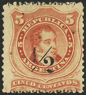 Lot 186 - Argentina general issues -  Guillermo Jalil - Philatino Auction # 2527 ARGENTINA: General auction with material of all periods, including rarities