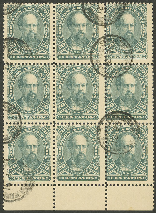 Lot 209 - Argentina general issues -  Guillermo Jalil - Philatino Auction # 2527 ARGENTINA: General auction with material of all periods, including rarities