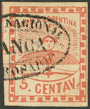 Lot 54 - Argentina confederation -  Guillermo Jalil - Philatino Auction # 2527 ARGENTINA: General auction with material of all periods, including rarities