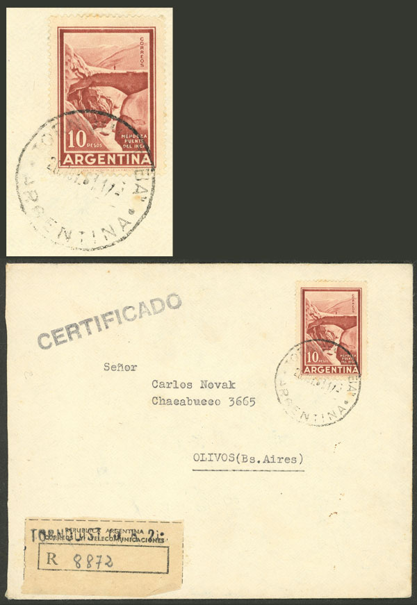 Lot 1045 - Argentina postal history -  Guillermo Jalil - Philatino Auction # 2527 ARGENTINA: General auction with material of all periods, including rarities