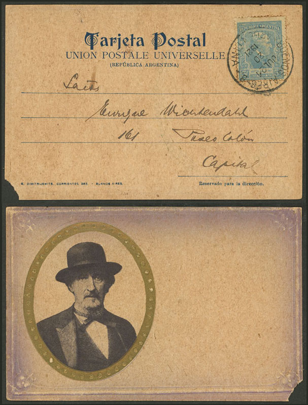 Lot 1014 - Argentina postal history -  Guillermo Jalil - Philatino Auction # 2527 ARGENTINA: General auction with material of all periods, including rarities