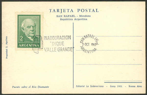Lot 1050 - Argentina postal history -  Guillermo Jalil - Philatino Auction # 2527 ARGENTINA: General auction with material of all periods, including rarities
