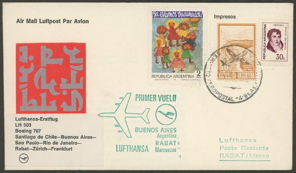 Lot 1058 - Argentina postal history -  Guillermo Jalil - Philatino Auction # 2527 ARGENTINA: General auction with material of all periods, including rarities