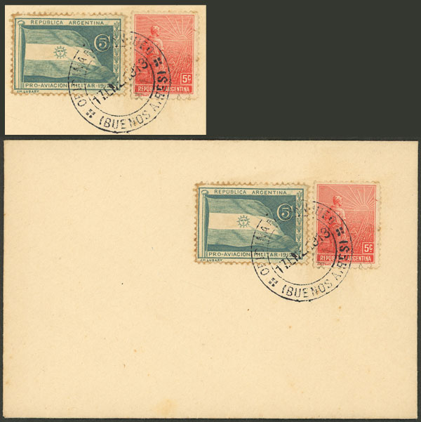 Lot 1011 - Argentina postal history -  Guillermo Jalil - Philatino Auction # 2527 ARGENTINA: General auction with material of all periods, including rarities