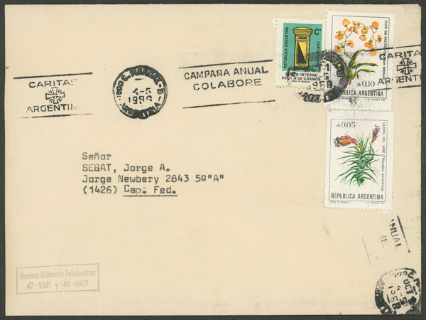 Lot 1064 - Argentina postal history -  Guillermo Jalil - Philatino Auction # 2527 ARGENTINA: General auction with material of all periods, including rarities