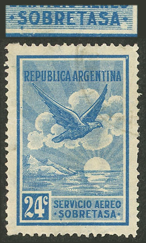 Lot 387 - Argentina general issues -  Guillermo Jalil - Philatino Auction # 2527 ARGENTINA: General auction with material of all periods, including rarities