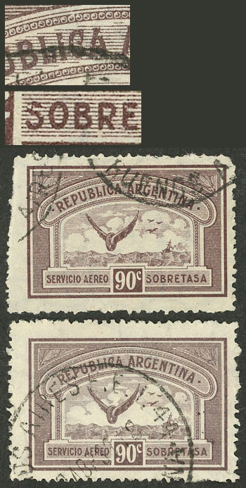Lot 390 - Argentina general issues -  Guillermo Jalil - Philatino Auction # 2527 ARGENTINA: General auction with material of all periods, including rarities