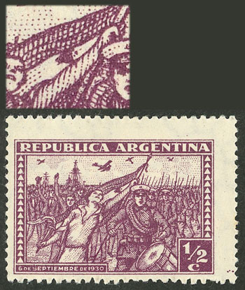 Lot 399 - Argentina general issues -  Guillermo Jalil - Philatino Auction # 2527 ARGENTINA: General auction with material of all periods, including rarities