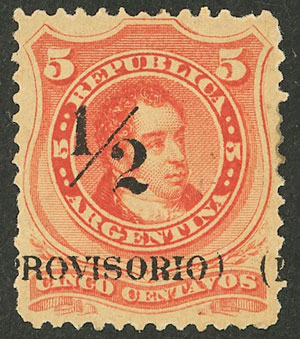 Lot 189 - Argentina general issues -  Guillermo Jalil - Philatino Auction # 2527 ARGENTINA: General auction with material of all periods, including rarities