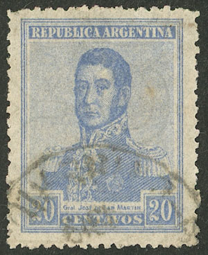 Lot 347 - Argentina general issues -  Guillermo Jalil - Philatino Auction # 2527 ARGENTINA: General auction with material of all periods, including rarities