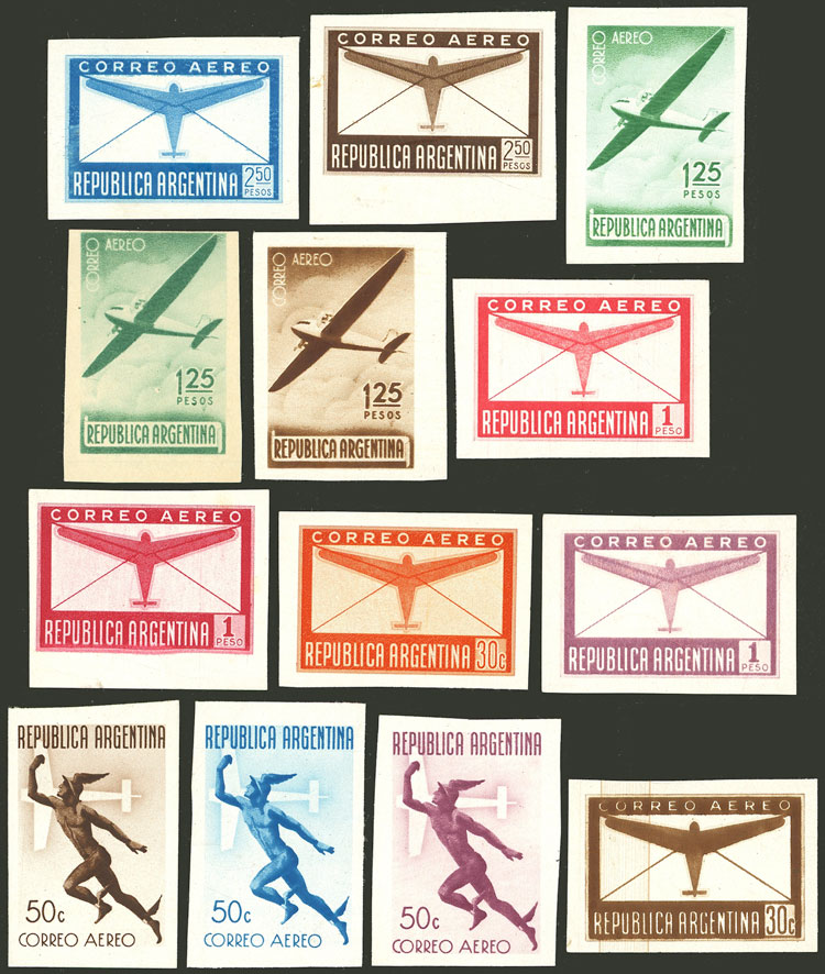 Lot 492 - Argentina general issues -  Guillermo Jalil - Philatino Auction # 2527 ARGENTINA: General auction with material of all periods, including rarities