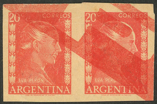 Lot 553 - Argentina general issues -  Guillermo Jalil - Philatino Auction # 2527 ARGENTINA: General auction with material of all periods, including rarities