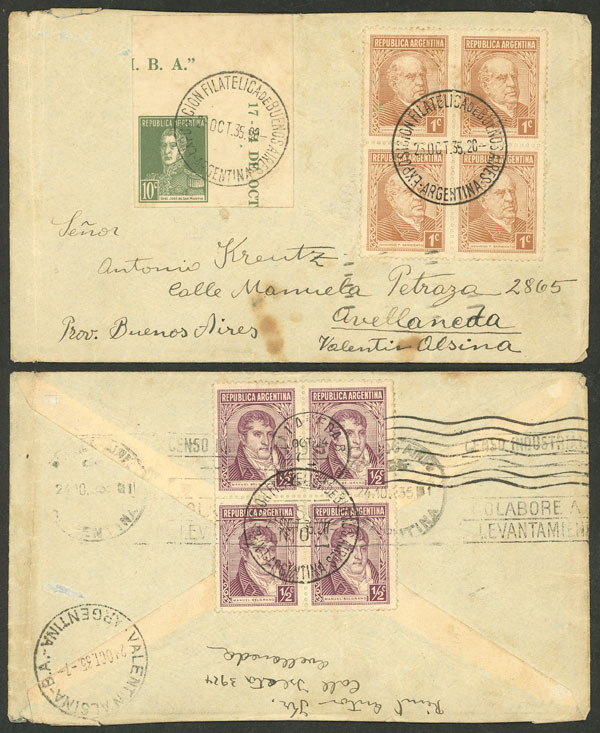 Lot 419 - Argentina general issues - Guillermo Jalil - Philatino Auction # 2527 ARGENTINA: General auction with material of all periods, including rarities Lot 419 - Argentina general issues - Guillermo Jalil - Philatino Auction # 2527 ARGENTINA: General auction with material of all periods, including rarities