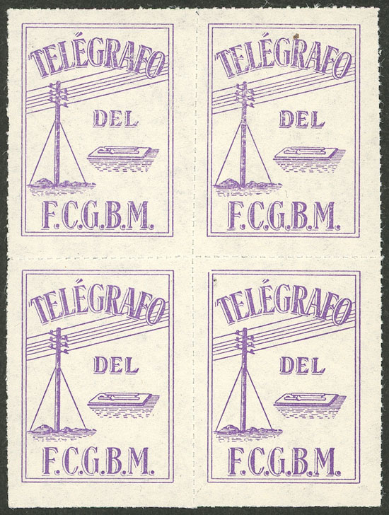 Lot 950 - Argentina telegraph seals -  Guillermo Jalil - Philatino Auction # 2527 ARGENTINA: General auction with material of all periods, including rarities