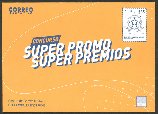 Lot 988 - Argentina Postal stationery -  Guillermo Jalil - Philatino Auction # 2527 ARGENTINA: General auction with material of all periods, including rarities