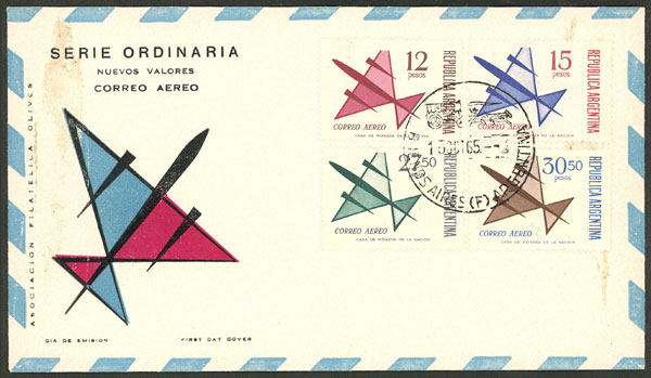 Lot 810 - Argentina airmail - Guillermo Jalil - Philatino Auction # 2527 ARGENTINA: General auction with material of all periods, including rarities Lot 810 - Argentina airmail - Guillermo Jalil - Philatino Auction # 2527 ARGENTINA: General auction with material of all periods, including rarities