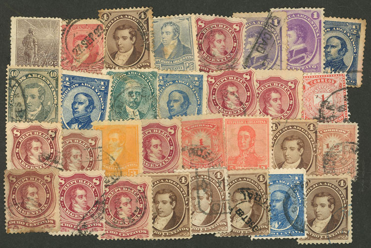 Lot 1073 - Argentina Lots and Collections -  Guillermo Jalil - Philatino Auction # 2527 ARGENTINA: General auction with material of all periods, including rarities