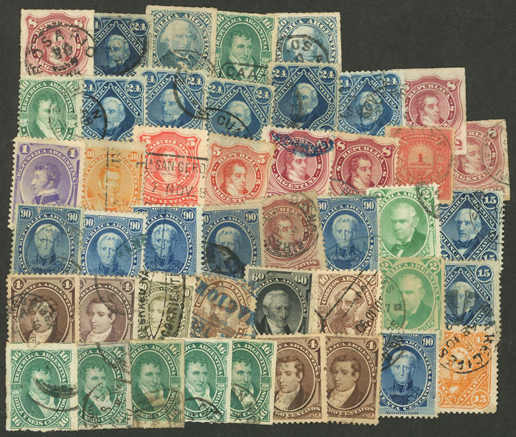 Lot 1074 - Argentina Lots and Collections -  Guillermo Jalil - Philatino Auction # 2527 ARGENTINA: General auction with material of all periods, including rarities