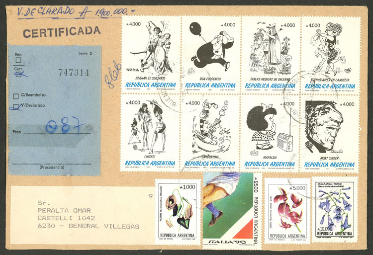 Lot 743 - Argentina general issues - Guillermo Jalil - Philatino Auction # 2527 ARGENTINA: General auction with material of all periods, including rarities Lot 743 - Argentina general issues - Guillermo Jalil - Philatino Auction # 2527 ARGENTINA: General auction with material of all periods, including rarities