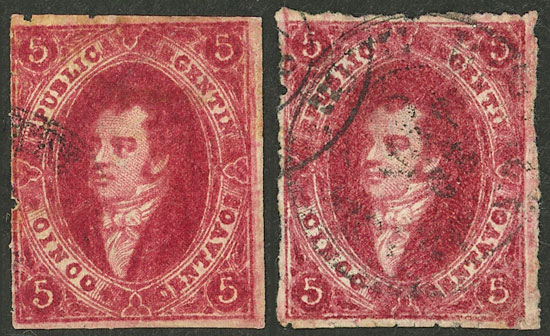 Lot 136 - Argentina rivadavias -  Guillermo Jalil - Philatino Auction # 2527 ARGENTINA: General auction with material of all periods, including rarities