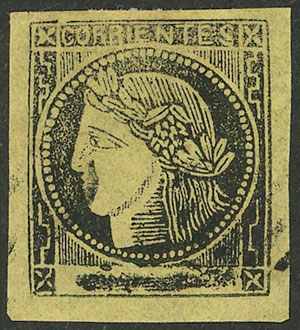 Lot 45 - Argentina corrientes - Guillermo Jalil - Philatino Auction # 2527 ARGENTINA: General auction with material of all periods, including rarities Lot 45 - Argentina corrientes - Guillermo Jalil - Philatino Auction # 2527 ARGENTINA: General auction with material of all periods, including rarities