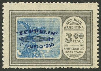 Lot 395 - Argentina general issues -  Guillermo Jalil - Philatino Auction # 2527 ARGENTINA: General auction with material of all periods, including rarities