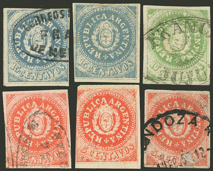 Lot 77 - Argentina escuditos - Guillermo Jalil - Philatino Auction # 2527 ARGENTINA: General auction with material of all periods, including rarities Lot 77 - Argentina escuditos - Guillermo Jalil - Philatino Auction # 2527 ARGENTINA: General auction with material of all periods, including rarities
