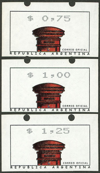 Lot 954 - Argentina variable value stamps -  Guillermo Jalil - Philatino Auction # 2527 ARGENTINA: General auction with material of all periods, including rarities