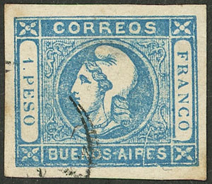 Lot 30 - Argentina cabecitas - Guillermo Jalil - Philatino Auction # 2527 ARGENTINA: General auction with material of all periods, including rarities Lot 30 - Argentina cabecitas - Guillermo Jalil - Philatino Auction # 2527 ARGENTINA: General auction with material of all periods, including rarities