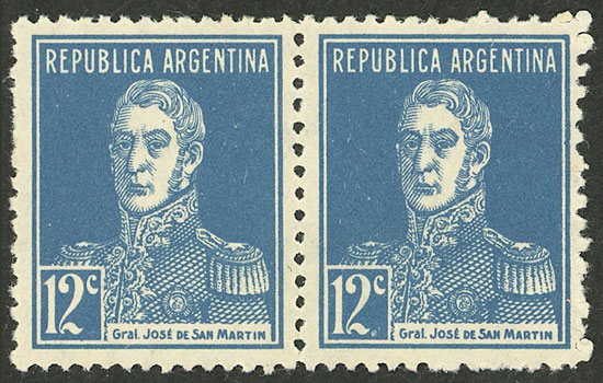 Lot 379 - Argentina general issues -  Guillermo Jalil - Philatino Auction # 2527 ARGENTINA: General auction with material of all periods, including rarities