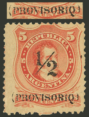 Lot 187 - Argentina general issues -  Guillermo Jalil - Philatino Auction # 2527 ARGENTINA: General auction with material of all periods, including rarities