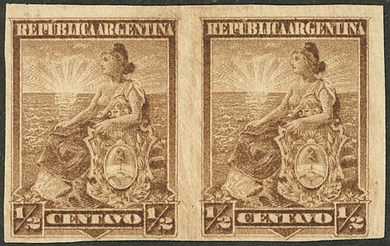 Lot 273 - Argentina general issues - Guillermo Jalil - Philatino Auction # 2527 ARGENTINA: General auction with material of all periods, including rarities Lot 273 - Argentina general issues - Guillermo Jalil - Philatino Auction # 2527 ARGENTINA: General auction with material of all periods, including rarities