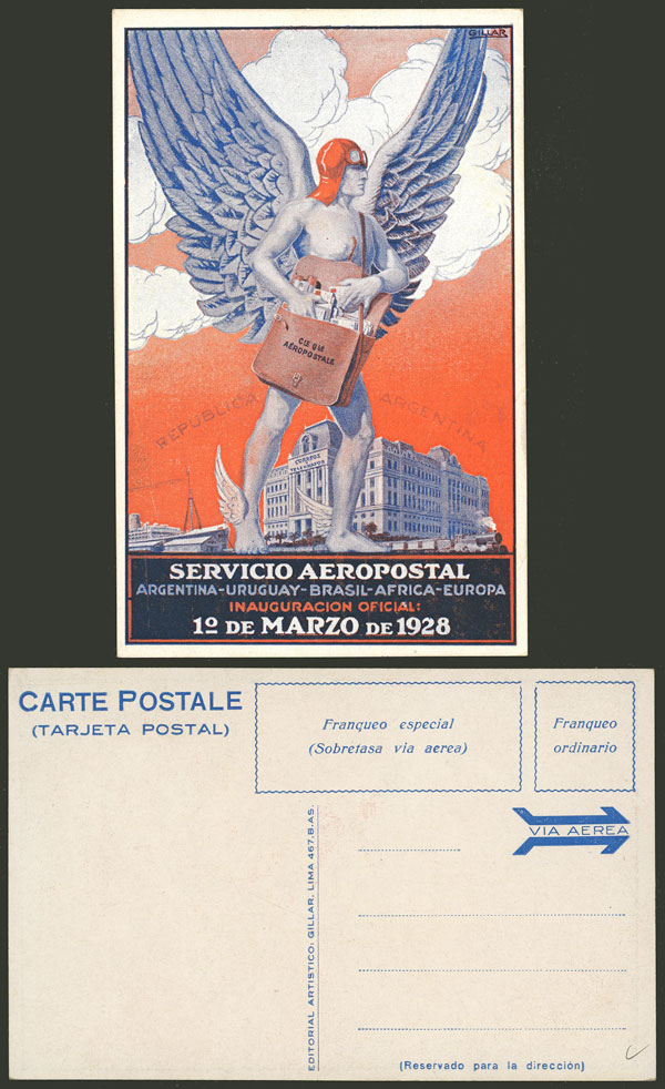 Lot 1092 - Argentina postcards - Guillermo Jalil - Philatino Auction # 2527 ARGENTINA: General auction with material of all periods, including rarities Lot 1092 - Argentina postcards - Guillermo Jalil - Philatino Auction # 2527 ARGENTINA: General auction with material of all periods, including rarities