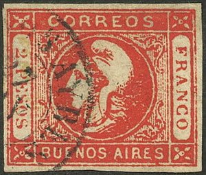 Lot 33 - Argentina cabecitas - Guillermo Jalil - Philatino Auction # 2527 ARGENTINA: General auction with material of all periods, including rarities Lot 33 - Argentina cabecitas - Guillermo Jalil - Philatino Auction # 2527 ARGENTINA: General auction with material of all periods, including rarities
